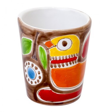 Handmade ceramic Glass Stromboli de simone pottery Handmade ceramic Glass Stromboli de simone pottery